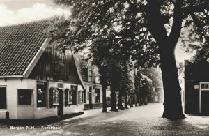 Netherlands Bergen Kerkstraat Vintage RPPC 03.74