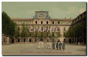 Postcard Old Army Barracks Avignon d & # 39Hautpoul occupied by the 7th Genie