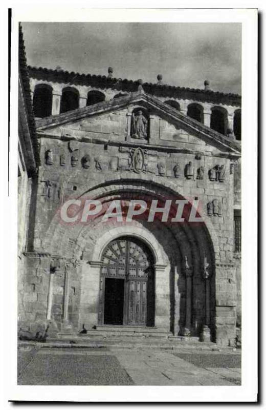 Postcard Old Santillana der Mar. Real e Insignia Collegiate Detailed Look for...