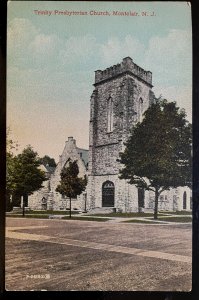 Vintage Postcard 1907-1915 Trinity Presbyterian Church, Montclair, New Jersey NJ