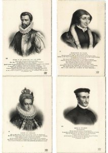 HISTORY FAMOUS PEOPLE  H.D. ORIGINAL BOX PORTRAITS HISTORIQUES 97 CP.(L2936)