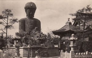 Postcard RPPC Daibutsu Kobe Japan