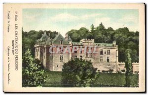 Old Postcard Chateaux Dordogne Perigord Montardy
