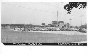 Garrettsville Ohio The Polson Rubber Co Real Photo Vintage Postcard AA72754