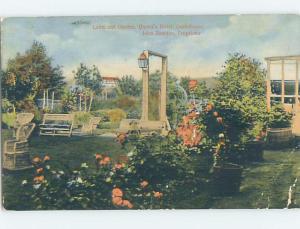 Pre-Chrome GARDEN AT QUEEN'S HOTEL Oudtshoorn - Klein Karoo South Africa F6657