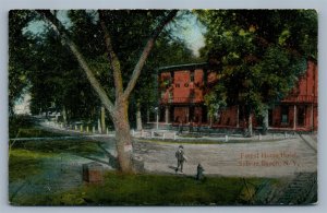 SYLVAN BEACH NY FOREST HOME HOTEL ANTIQUE POSTCARD