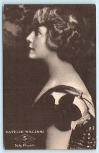 KATHLYN WILLIAMS Silent Movie Actress SELIG PLAYERS Glamourous  Postcard