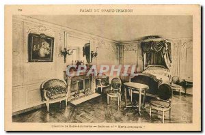 Old Postcard Palace of the Grand Trianon Room Marie Antoinette
