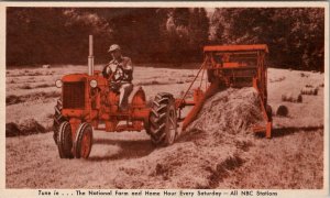 Allis Chalmers ROTO-BALER Farm Tractor Advertising Unposted Postcard Y5