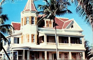Vtg Key West Florida FL Oldest House Historical Site Landmark View Postcard
