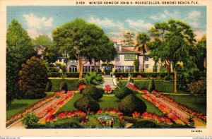 Florida Ormond Beach Winter Home Of John D Rockefeller Curteich