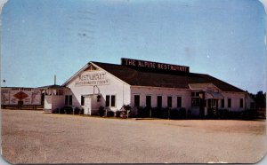 Postcard The Alpine Restaurant in Tifton, Georgia~2729