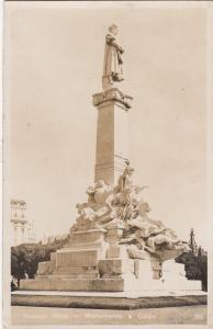 B80731 monumento a colon  buenos aires  argentina  front/back image