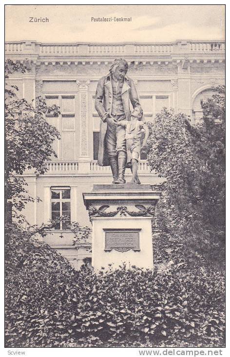 Pestalozzi Denkmal, Zurich, Switzerland, 1900-1910s