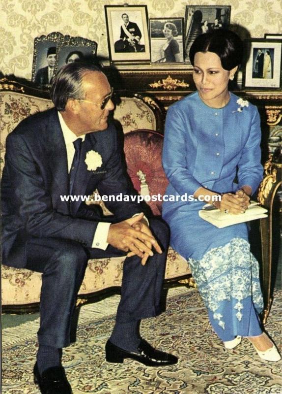 siam thailand, Queen Sirikit and Prince Bernhard of the Netherlands (1960)