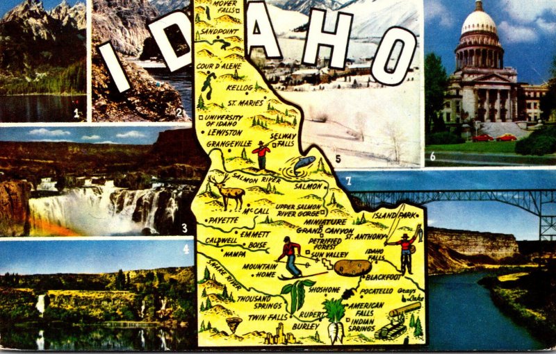 Idaho Multi View With Map