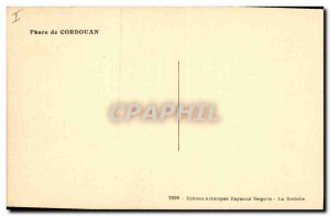 Old Postcard Cordouan Lighthouse