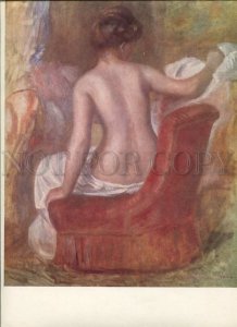 434403 Perre Auguste Renoir Nude in Lebnstubl old german Seemann poster