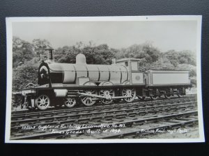 Highland Railway Steam Loco No.103 JONES GOODS - Old RP Postcard by B.R.