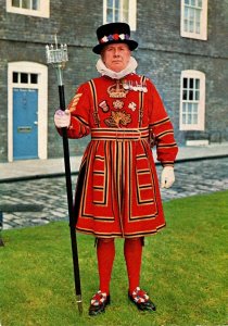 England London Tower Of London Chief Yeoman Warder 1975