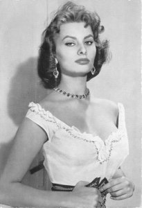 Sophia Loren Sexy Movie Star Actress #428 RPPC Postcard 23-2095