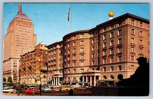 Sheraton Plaza Hotel, John Hancock Building, Boston MA, 1961, US Bonds Cancel