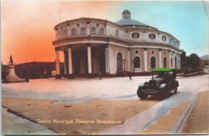 Venezuela Teatro Municipal Caracas Vintage RPPC 02.99