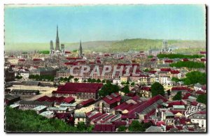 Rouen Old Postcard General view