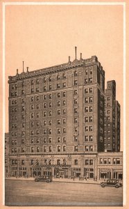 Vintage Postcard 1929 Historical Building Hotel Apartment Units Landmark