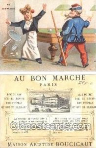 Au Bon Marche Paris Approx Size Inches = 2.5 x 3.5 