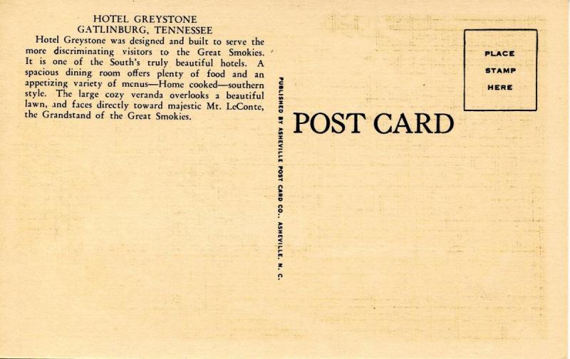 TN - Gatlinburg, Hotel Greystone