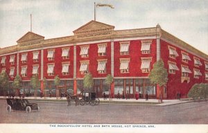 Postcard The Rockafellow Hotel and Bath House in Hot Springs, Arkansas~129894