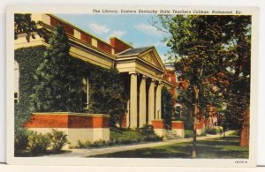 The Library, Eastern Kentucky State Teachers College, Richmond, Ky. - Postcard