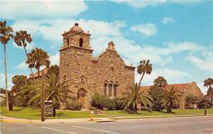 DAYTONA BEACH FLORIDA SEABREEZE UNITED CHURCH~THE TOURIST CHURCH POSTCARD c1960s