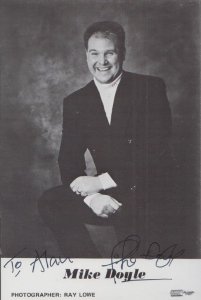 Mike Doyle Opportunity Knocks Winning Welsh Comedian Early Hand Signed Photo