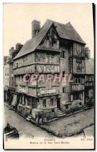 Postcard Old House Bayeux St. Martin Street