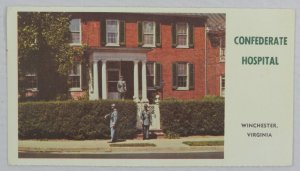 Soliders Outside Guarding the Hospital - Winchester, Virginia - Vintage Postcard