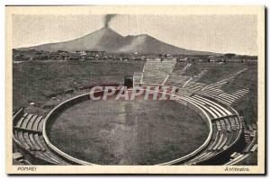 Postcard Ancient Pompeii Amphitheater