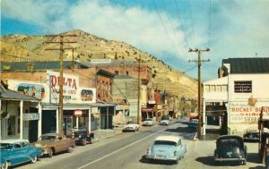 Virginia City Nevada Delta Saloon Bucket Blood Street Crocker Postcard 21-8780