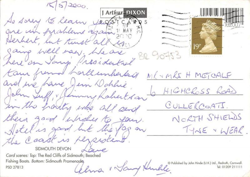 BR90753 sidmouth devon ship bateaux  uk