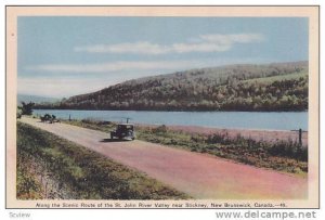 Along The Scenic Route Of The St. John River Valley Near Stickney, New Brunsw...