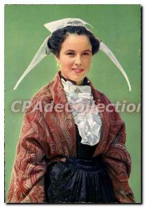 Postcard Modern folklore costume PAIMPOL