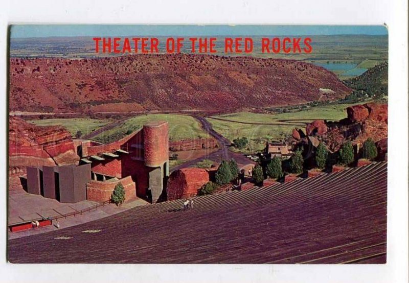 415728 USA Colorado Denver Red Rockes Park Amphitheatre Vintage postcard