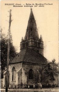 CPA Poligny Eglise de Mouthier Vieillard (1265385)