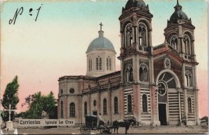 Argentina Corrientes Iglesia La Cruz Vintage Postcard C138