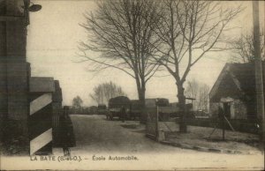 La Bate France Ecole Automobile Car School c1915 Postcard Longvilliers? #2