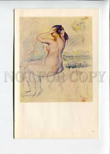 3141327 NUDE Woman bathing at seaside by RENOIR old PC