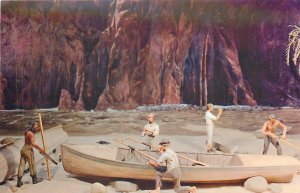 1960s Grand Canyon Arizona Visitors Center Diagram Roberts Postcard 25-11384