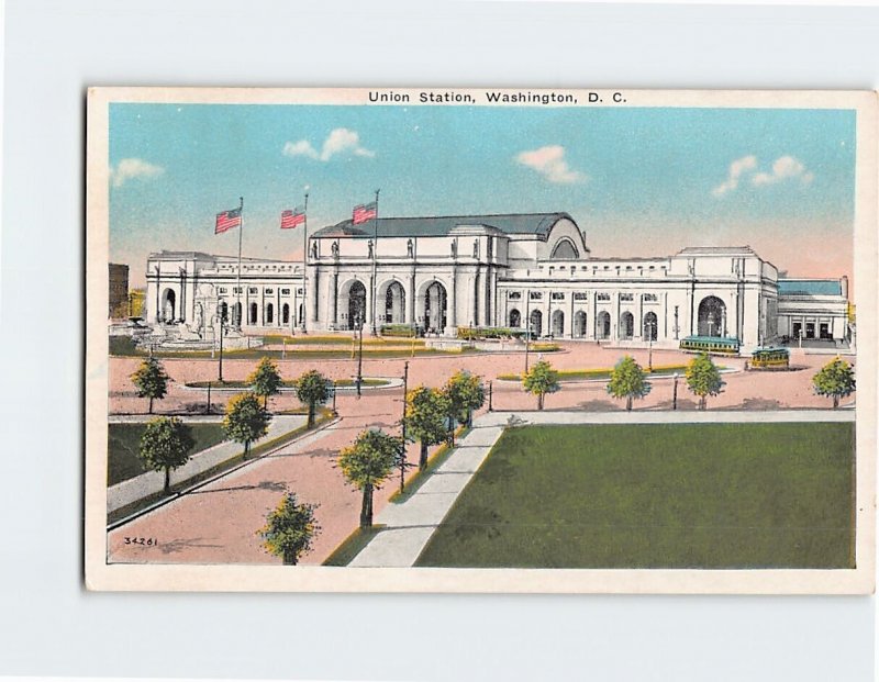 Postcard Union Station, Washington, District of Columbia