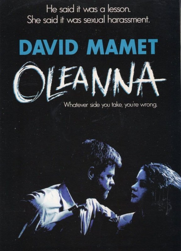 David Mamet in Oleanna Sexual Harassment Theatre Play Postcard